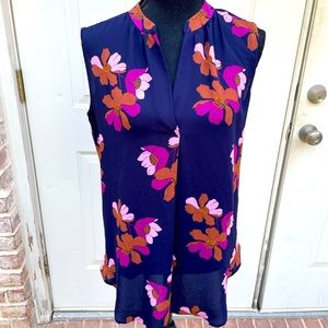 Ann Taylor Loft, Sleeveless, V-neck, Blouse, Size S